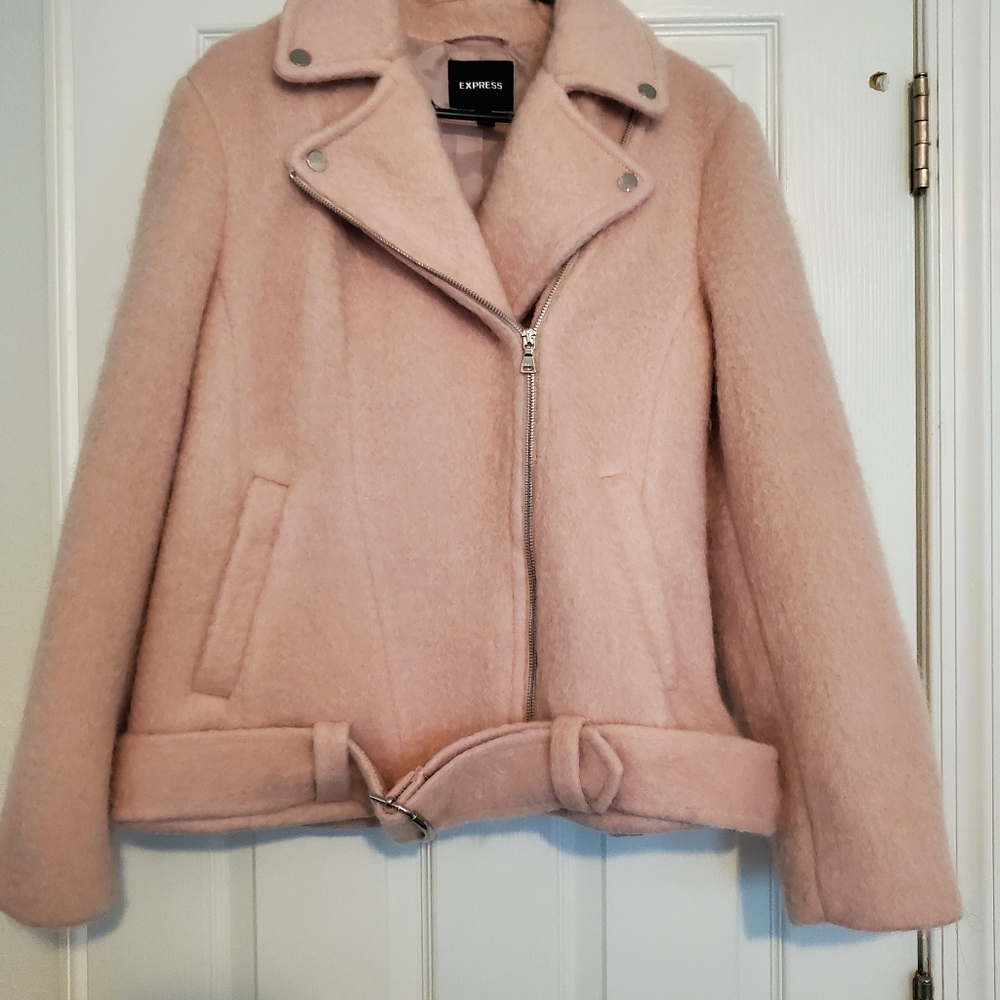 Express Motorcycle Wool Jacket